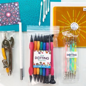 Dot Mandala Painting Kit – Dotting Tools and Stencils for Dot Mandala Painting