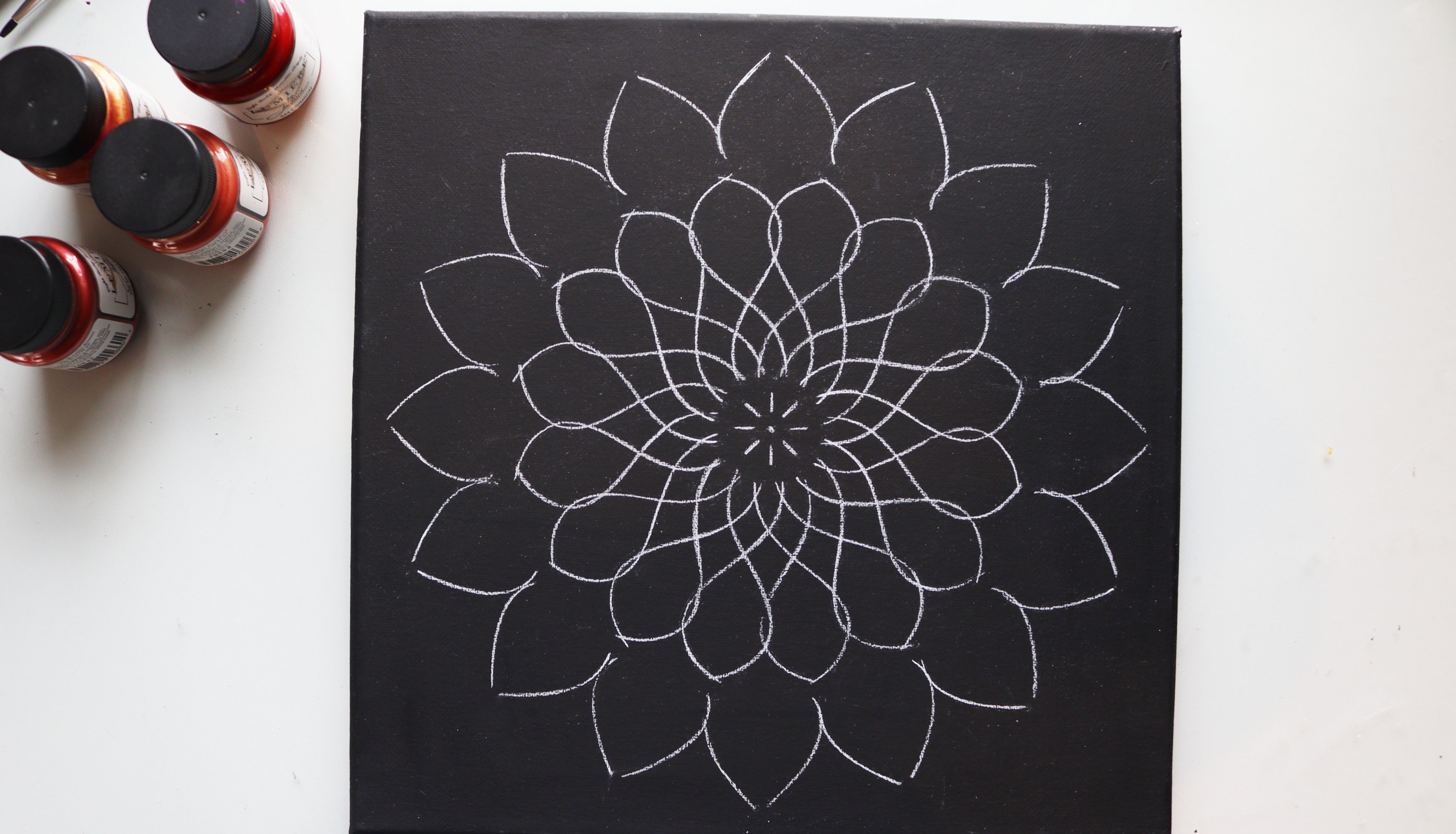 12 Mandala 2 Stencil - Reversible - Large Mandala Stencil for dot mandala  canvas - The Dotting Center